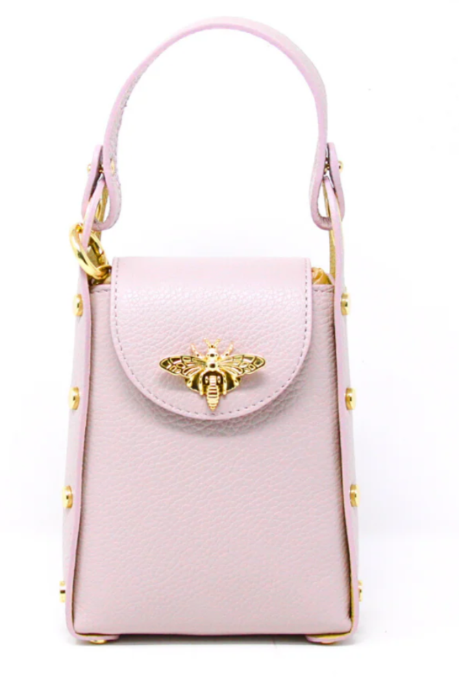 El Mini Mariposa Top Bolso Bandolera de Cuero + Crossbody
