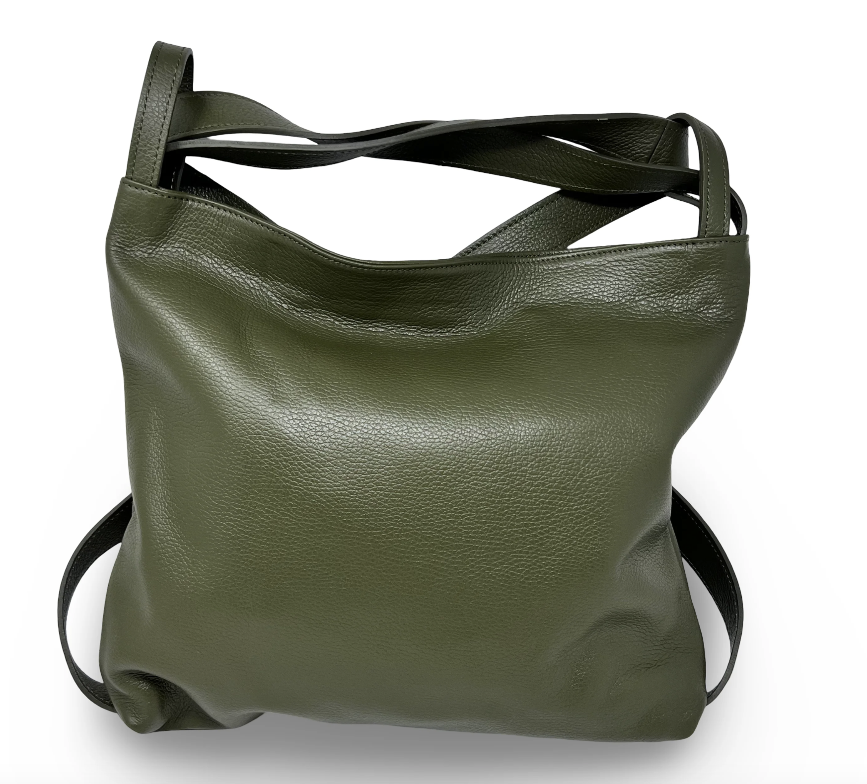 GENUINE ITALIAN LEATHER TOTE BAG AND BACKPACK