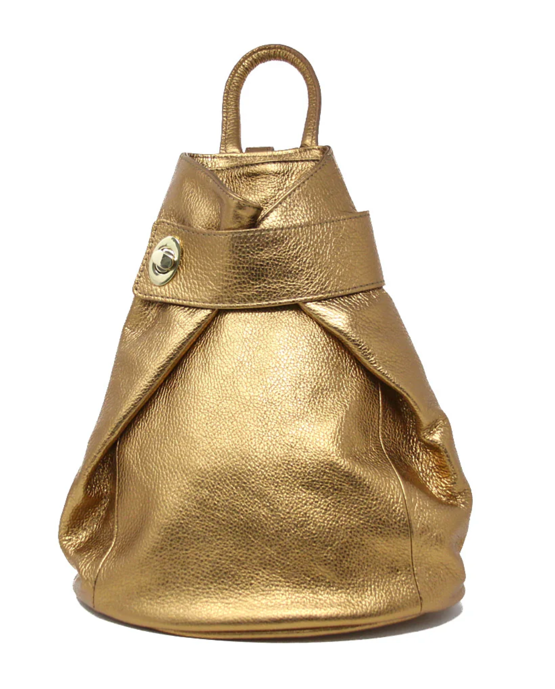 GENUINE ITALIAN LEATHER FOLDABLE BACKPACK