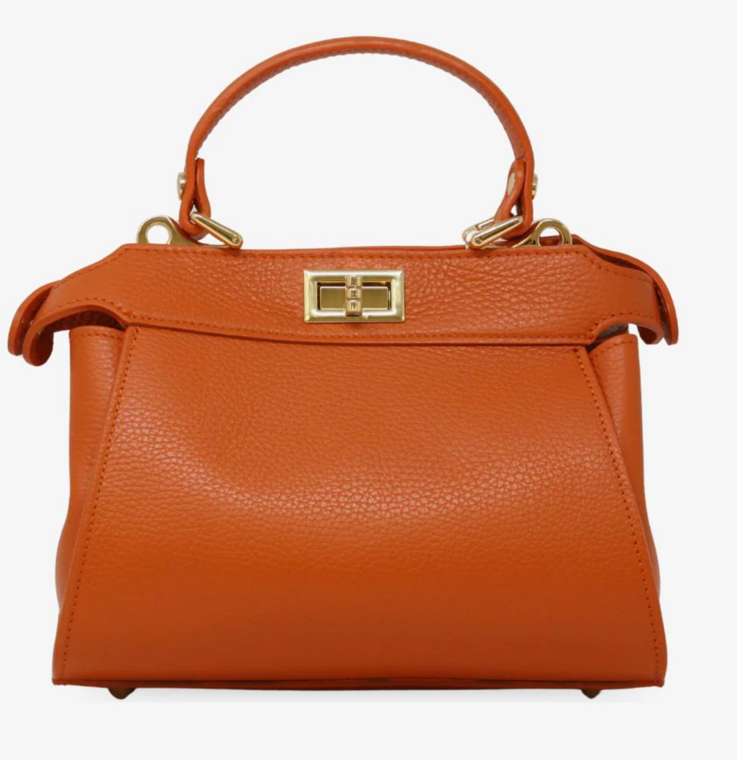 BOLSO CON ASA Y BANDOLERA DE AUTÉNTICA PIEL ITALIANA
