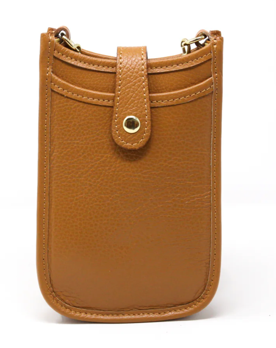 ITALIAN LEATHER MOBILE BAG