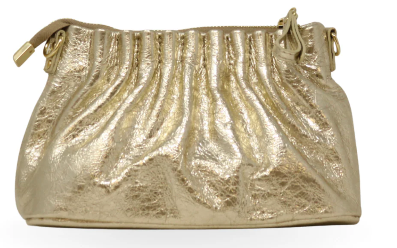 GENUINE ITALIAN LEATHER HANDBAG AND CROSSBODY BAG