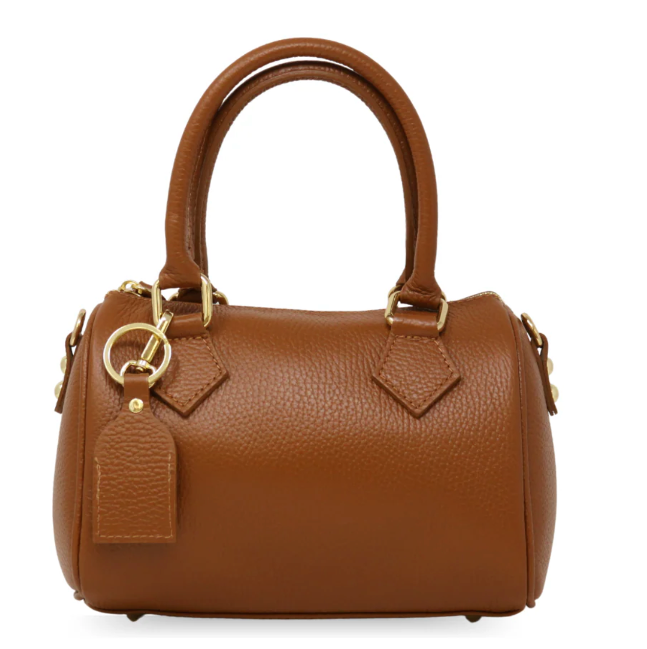 SMALL SHOULDER TOTE BAG MADE OF GENUINE ITALIAN LEATHER