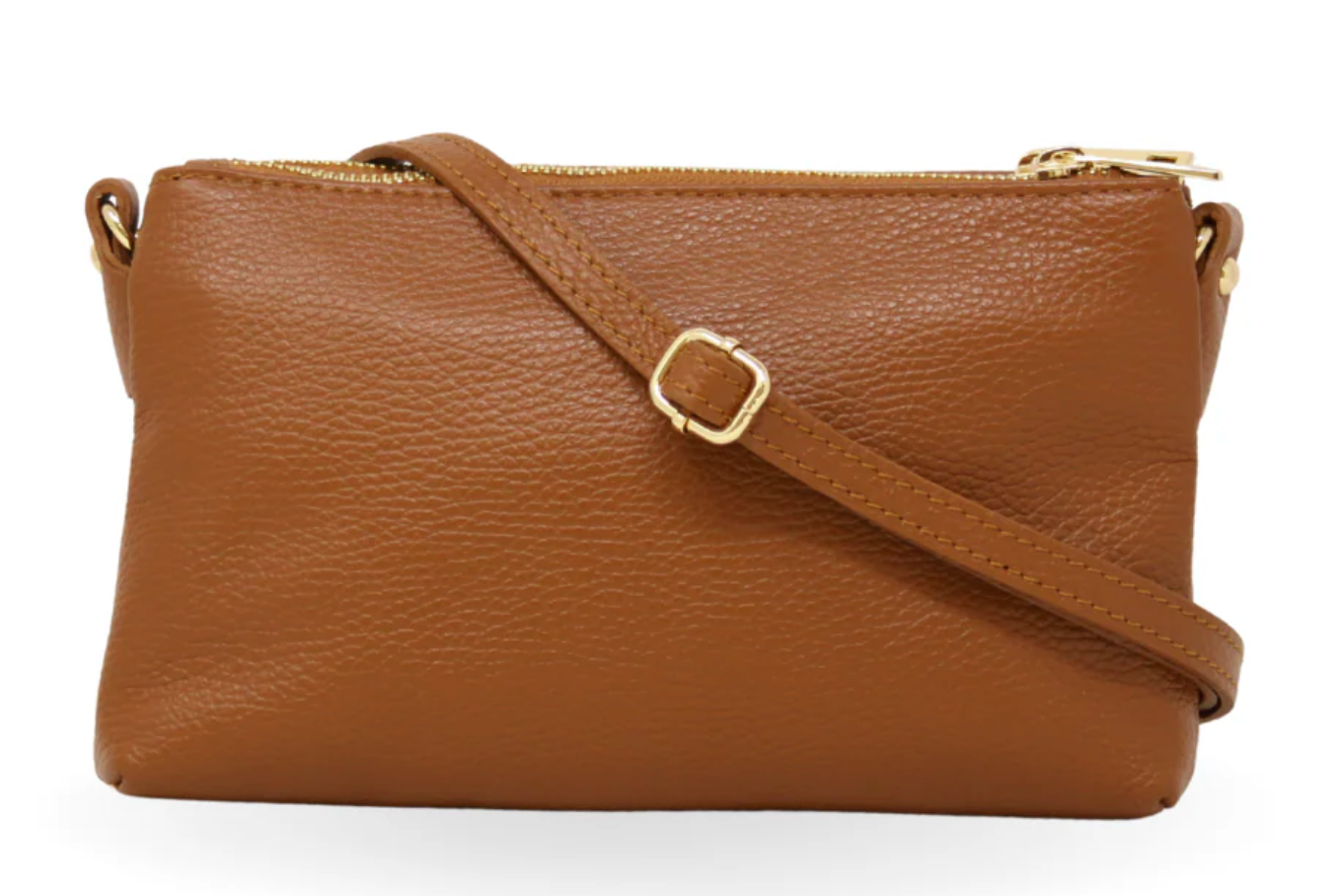 GENUINE ITALIAN LEATHER CROSSBODY BAG