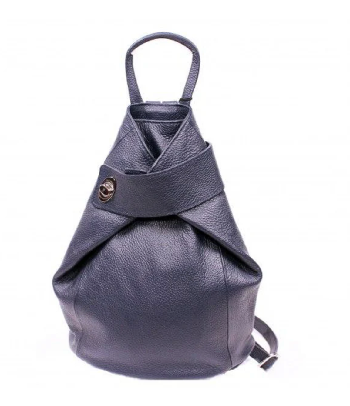 GENUINE ITALIAN LEATHER FOLDABLE BACKPACK
