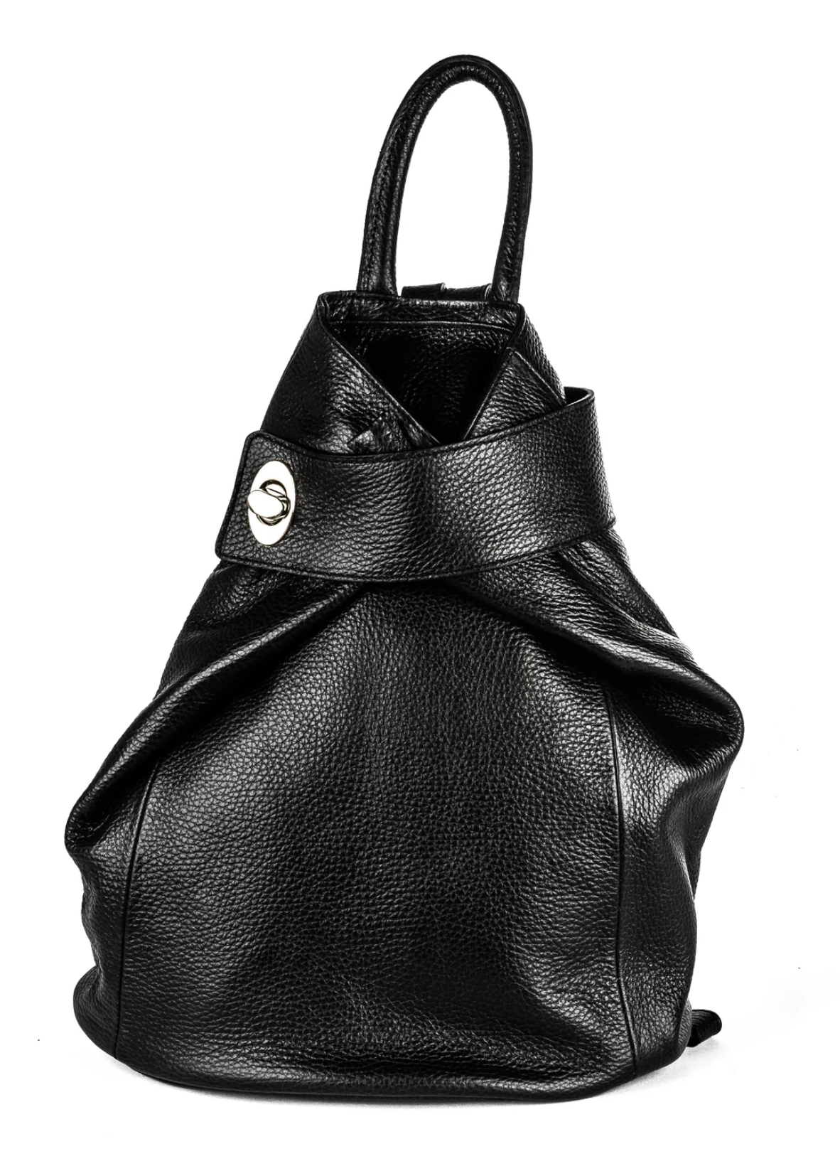 GENUINE ITALIAN LEATHER FOLDABLE BACKPACK