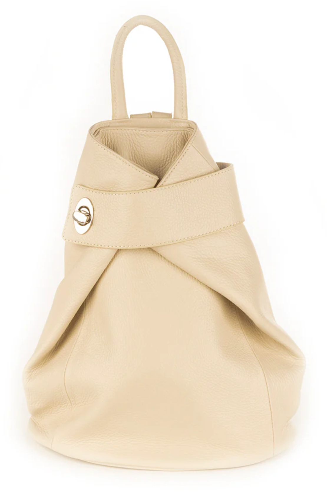 GENUINE ITALIAN LEATHER FOLDABLE BACKPACK