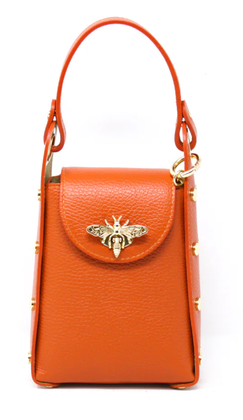 The Mini Mariposa Top Leather Shoulder Bag + Crossbody